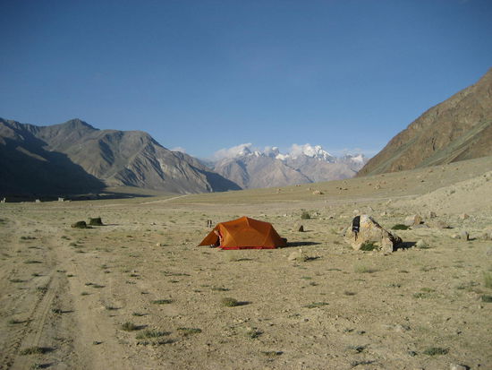 Die 8. und letzte Übernachtung auf der großen Zanskar-Durchquerung einen Tagesmarsch vor Padum.