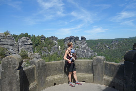 Auf der Bastei.