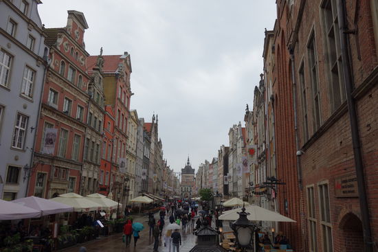 Die Altstadt von Danzig mit ihren alten Patrizierhäusern.