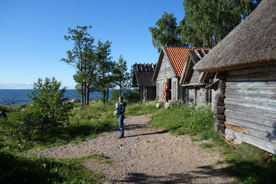 Alte Fischerhütten im Lahemaa Nationalpark.