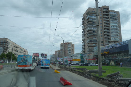 So haben wir uns eine russische Stadt vorgestellt.