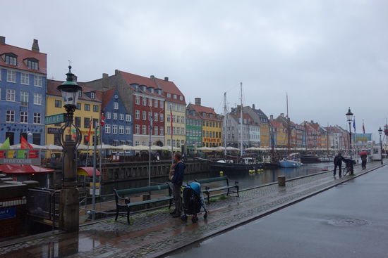 Die Hafenpromenade von Kopenhagen.