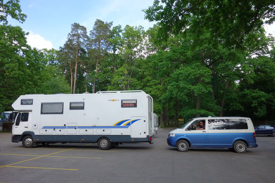 Und die waren nur zu zweit unterwegs....