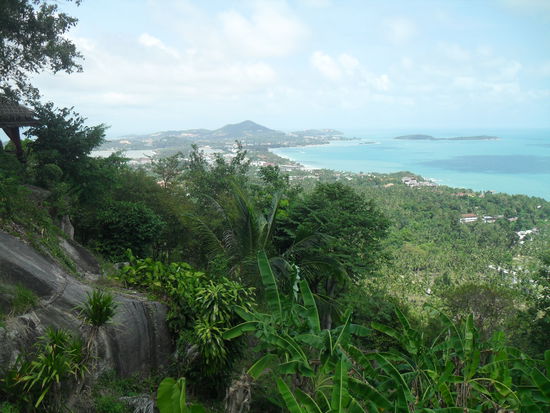 Ausblick vom "Jungle Club" ueber Chaweng - traaaaumhaft.