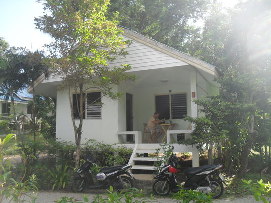 Das ist unser Bungalow im Lemon Tree