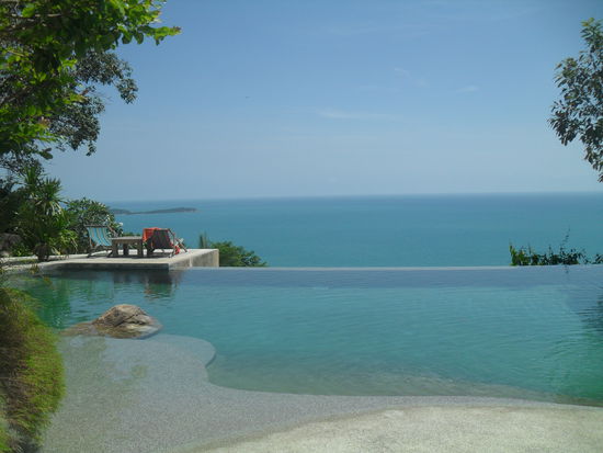 auch wenn der Pool nicht gross ist - er sieht toll aus