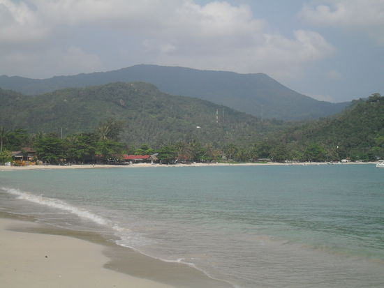 Unser Strand bei Sonnenschein