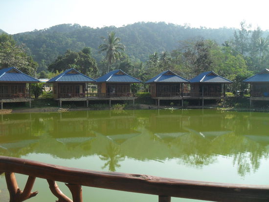 Unser erster Bungalow im "Blue Resort &amp; Spa"