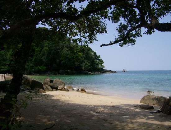 am ziemlich idyllischen Small Sandy Beach