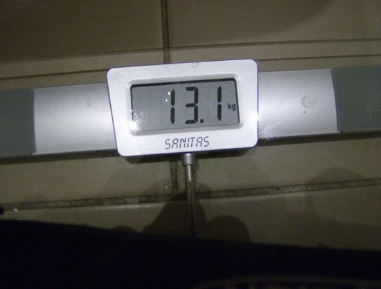 ... Rainer's Rucksack - das muss reichen für 3 Wochen