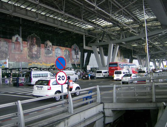 Suvarnabhumi, der internationale Flughafen von Bangkok