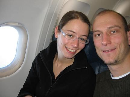 ...nach einigen Stunden Flug schon nicht mehr ganz so frisch