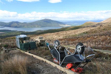 DOC - Baustelle am Tongariro Crossing