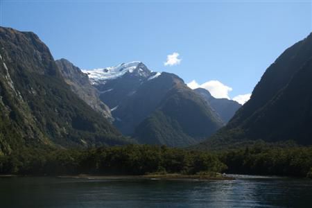Blick vom Fjord ins Landesinnere (Tigerland)