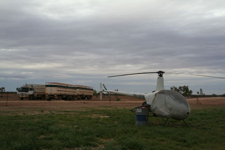 Arbeitsgeraet auf vielen Stations im Outback