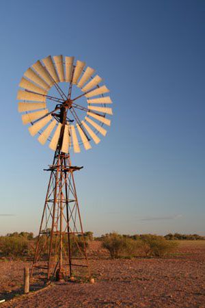 Das Symbol fuers Outback: Windmills