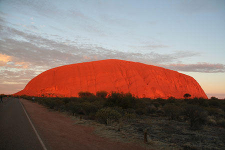 The Rock bei Sonnenaufgang