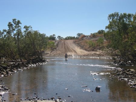 Der Durack River ist die erste echte Pruefung