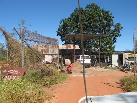 Die Autowerkstatt in Boroloola