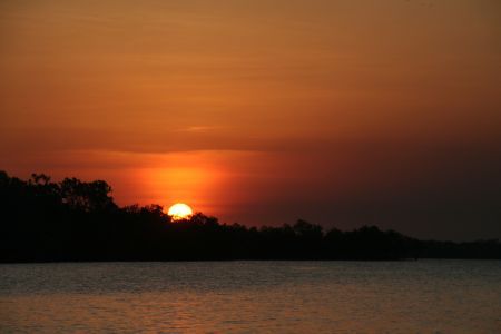 Sonnenuntergang in Weipa