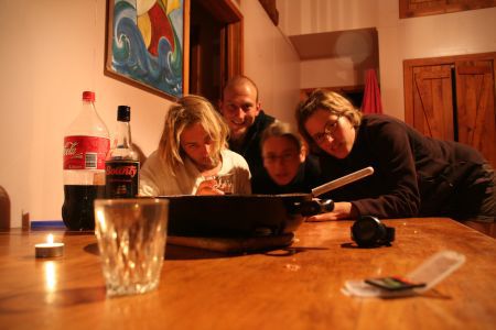 Nach einem Abendessen in 4 Waenden