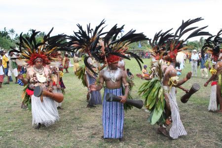 eine Gruppe aus Mt. Hagen