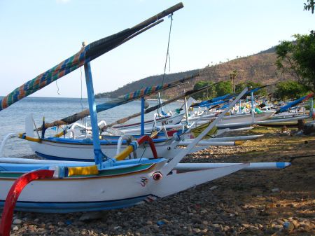 Fischerboote bei Amed