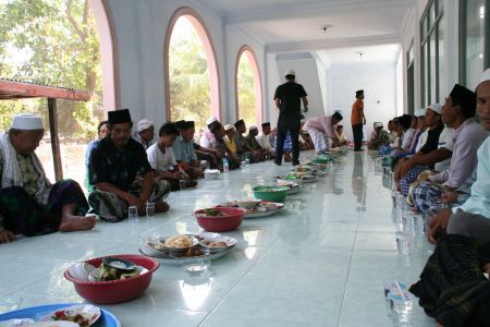 Hochzeitsmahl in der Moschee