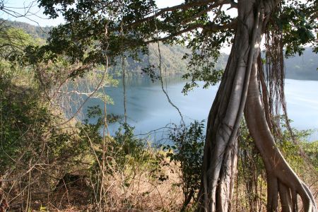 Ausblick zum Kratersee