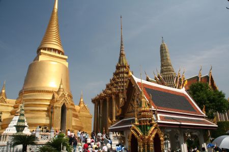 viel Glitzer, Gold und eine Ameisenstrasse von Touristen