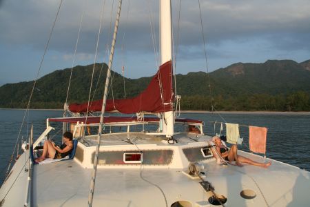 relaxte Abende am Boot