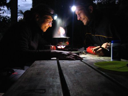 Abends wurde natuerlich standesgemaess aufgekocht