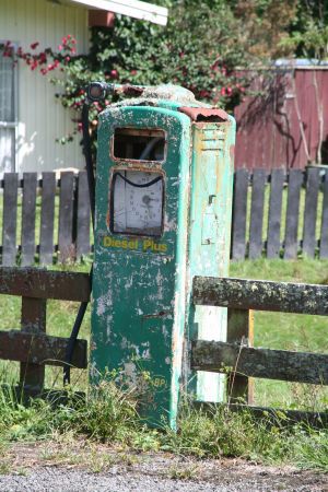 Ehemalige Tankstelle an der River Road