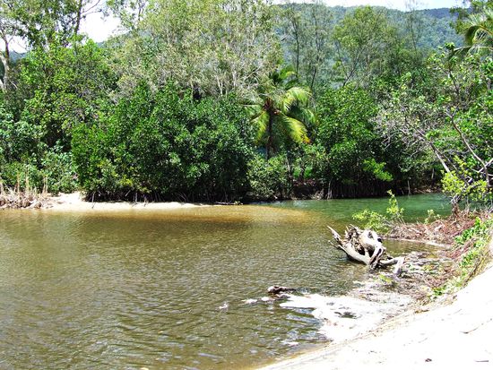 Hier gibt es wohl gefährliche Tiere ...welche, zeigt das nächste Bild
