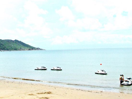 Endlich am Strand, nach dem ganzen kuscheln mit den Tieren 