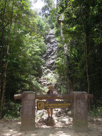 Wasserfall in der Trockenzeit