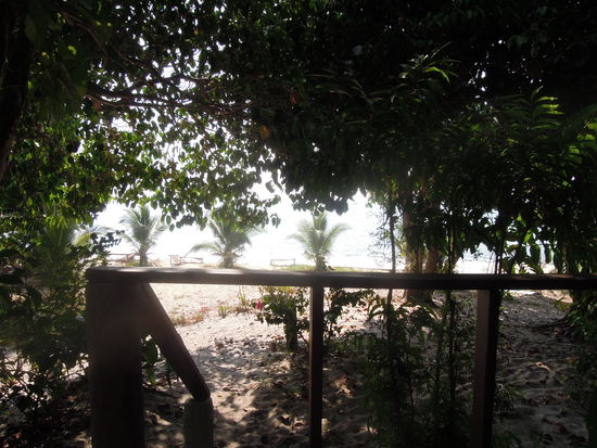 Meer - Ausblick von unserem Bungalow