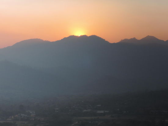 Sonnenuntergang vom Wat Pra Tat Mae Yeng