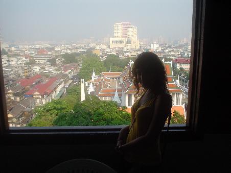 Blick vom Golden Mountain in Bangkok