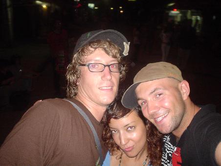 Tilo,Nuri & I beim Thaiboxen