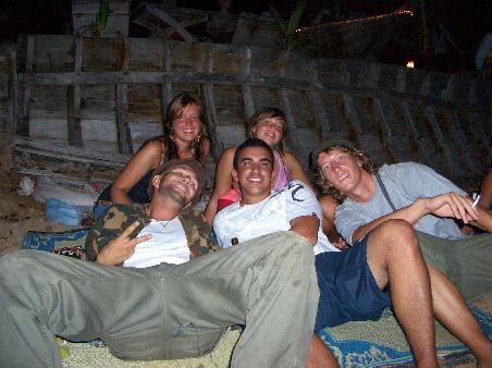T,Philippe aus Brasilien, ich,und Weibchen aus England
