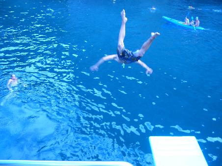 Koh Phi Phi...Schiff mit Sprungbrett..."SPASS!!!"