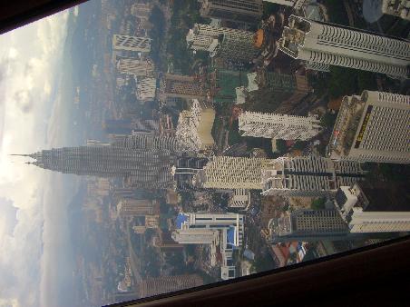 Der Blick vom 420 Meter hohen Fernsehturm