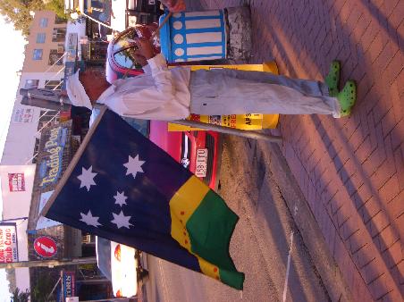 er will die australische Flagge aendern...
