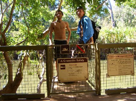 man beachte das Schild