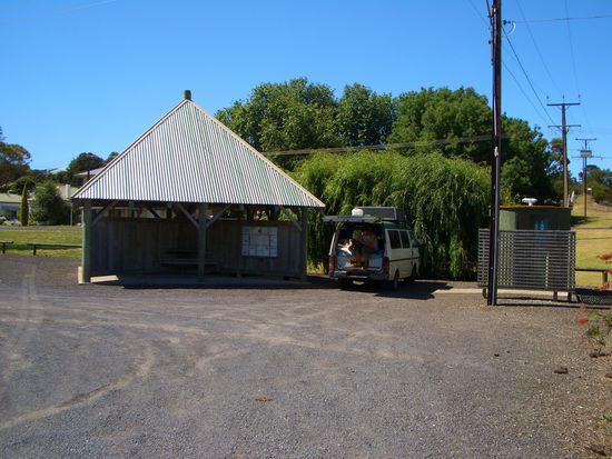 Schlafplatz auf dem weg nach MT Gambier