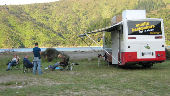 Die erste Nacht verbrachten wir dort