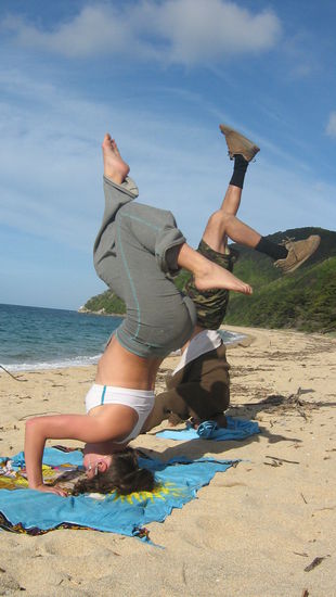 Toutschy and me...Yoga or something else