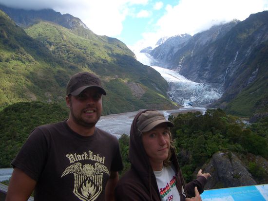 der franzjosef schwede ...aehh.. gletscher und ich