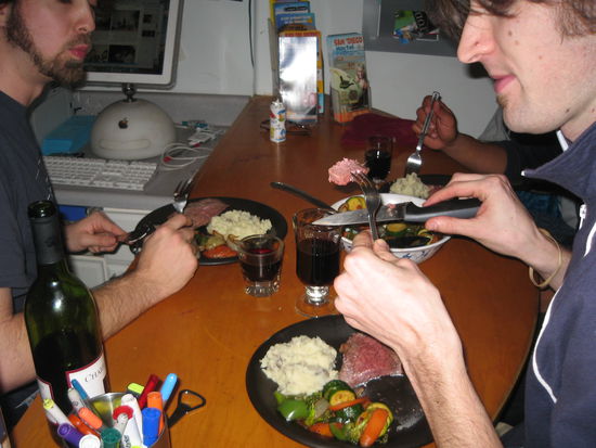 Doener kocht ...ich glaub sie mochten es!!!